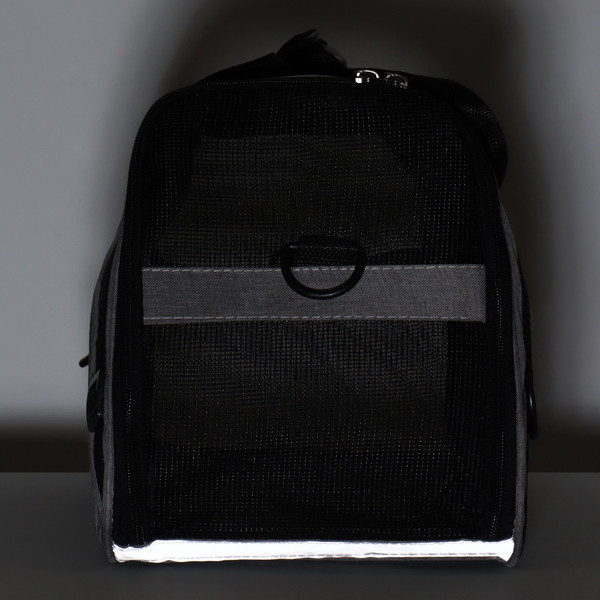 Изображение товара Сумка для животных Sima-Land Сетчатая / 9889773 (серый)