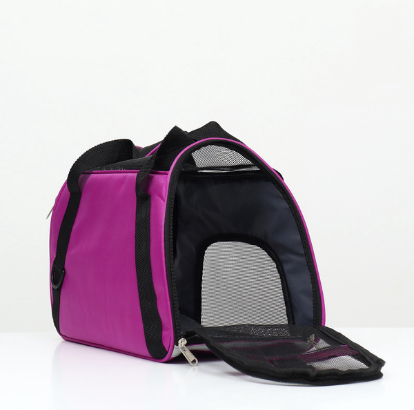 Изображение товара Сумка для животных Sima-Land Сетчатая / 9247578 (фиолетовый)
