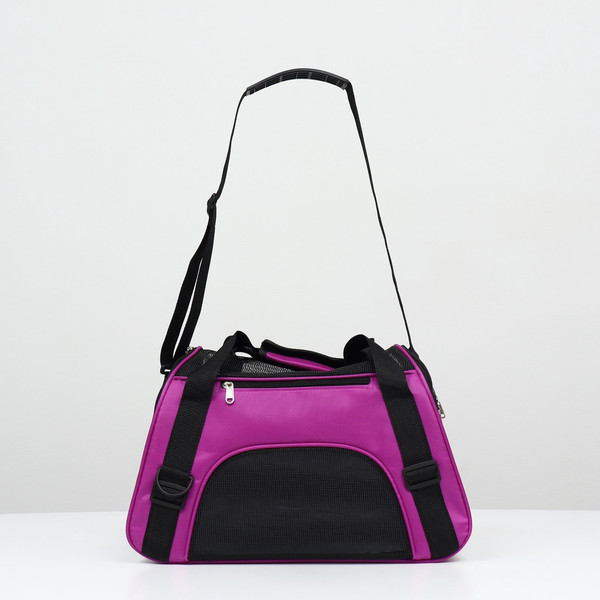 Изображение товара Сумка для животных Sima-Land Сетчатая / 9247578 (фиолетовый)