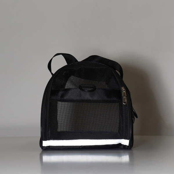 Изображение товара Сумка для животных Sima-Land Сетчатая / 9247570 (черный)