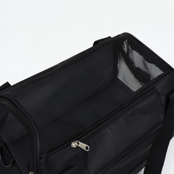 Изображение товара Сумка для животных Sima-Land Сетчатая / 9247570 (черный)