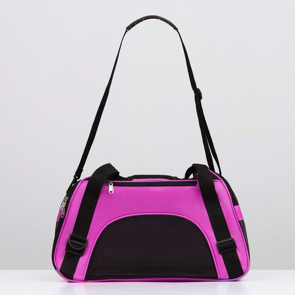 Изображение товара Сумка для животных Sima-Land Сетчатая / 9889775 (фиолетовый)