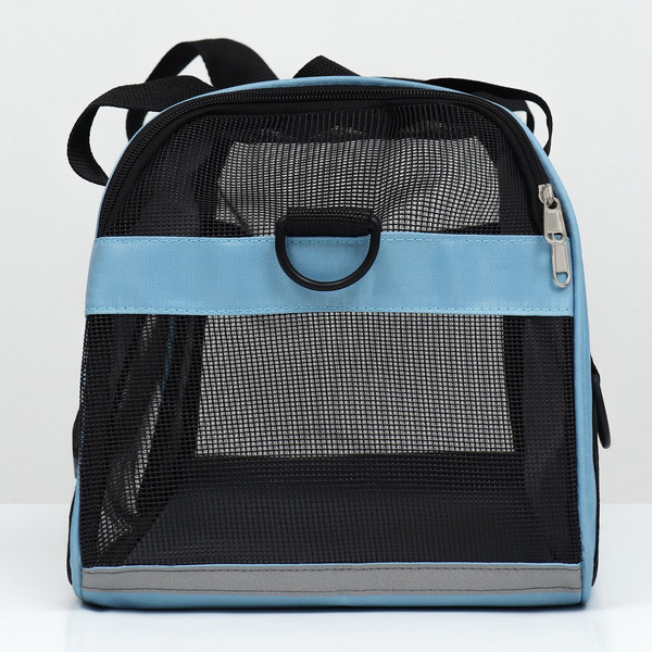 Изображение товара Сумка для животных Sima-Land Сетчатая / 9889776 (голубой)