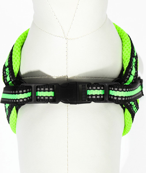 Изображение товара Шлея с поводком Sima-Land Светоотражающий / 7149049 (желтый)