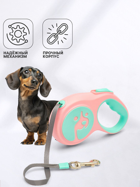 Изображение товара Поводок-рулетка Sima-Land 10895303 (5м)