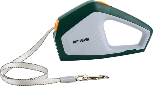 Изображение товара Поводок-рулетка Sima-Land 10895316 (3м, белый/зеленый)