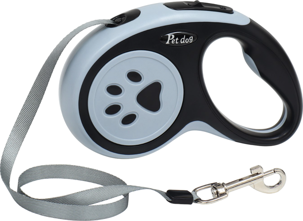 Изображение товара Поводок-рулетка Sima-Land В путь! / 9610306 (серый/черный)