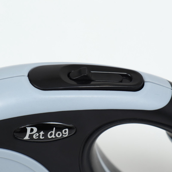 Изображение товара Поводок-рулетка Sima-Land В путь! / 9610306 (серый/черный)