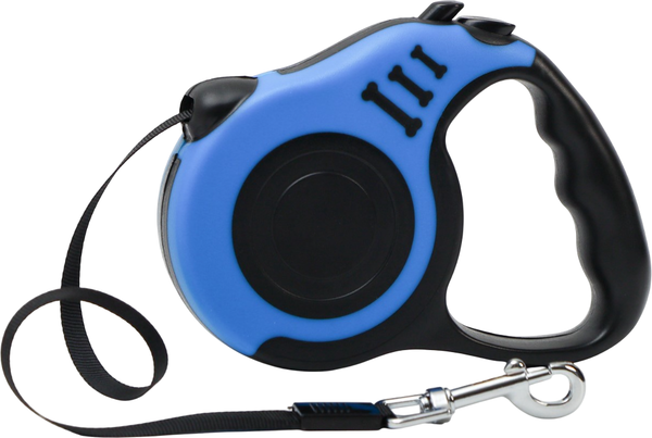 Изображение товара Поводок-рулетка Sima-Land Зарница / 7149043 (черный/синий)