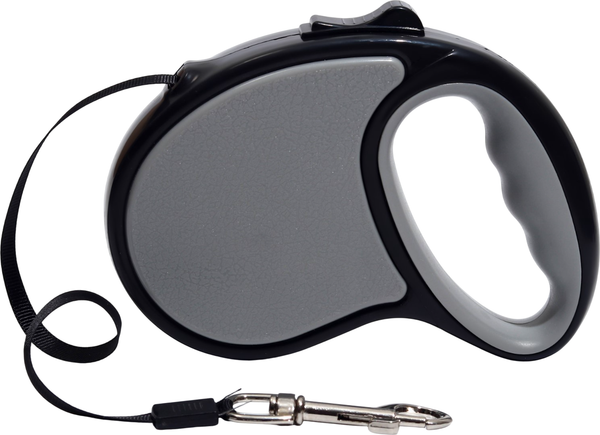 Изображение товара Поводок-рулетка Sima-Land Стиль / 7345309 (5м, черный/серый)