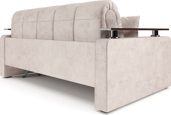 Изображение товара Диван Mebel-Ars Аккордеон Бакли ППУ 120x200 (велюр бежевый Plush OWV-33)