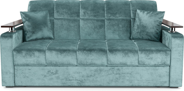 Изображение товара Диван Mebel-Ars Аккордеон Бакли ППУ 140x200 (велюр мятный Plush OWV-27)