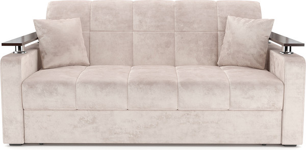 Изображение товара Диван Mebel-Ars Аккордеон Бакли ППУ 155x200 (велюр бежевый Plush OWV-33)