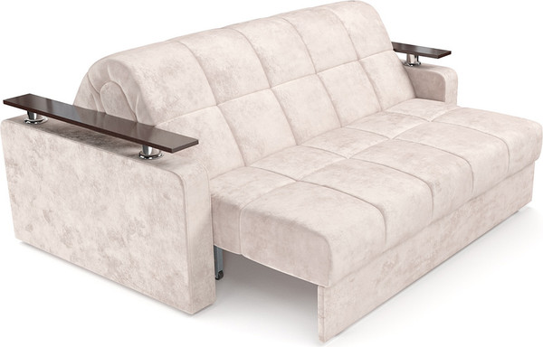 Изображение товара Диван Mebel-Ars Аккордеон Бакли ППУ 180x200 (велюр бежевый Plush OWV-33)