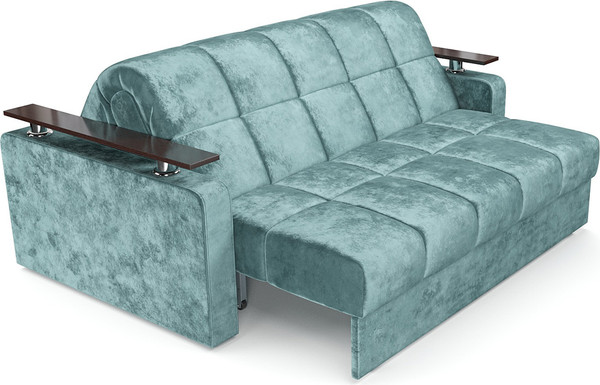 Изображение товара Диван Mebel-Ars Аккордеон Бакли ППУ 180x200 (велюр мятный Plush OWV-27)