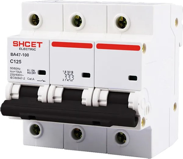 Изображение товара Выключатель автоматический SHCET 47-100 3Р 25А (10kA) хар.D / S0000302