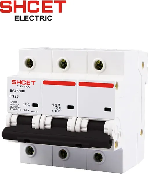 Изображение товара Выключатель автоматический SHCET 47-100 3Р 100А (10kA) хар.D / S0000309