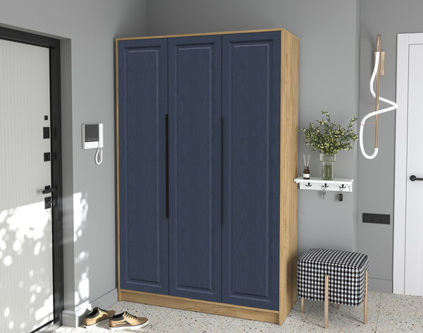 Изображение товара Шкаф Интерлиния Концепт КТ-Ш3 Деко (дуб золотой/дуб королевский)