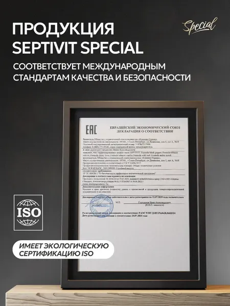 Изображение товара Чистящее средство для пола Septivit Special Amber Neroli (1л)