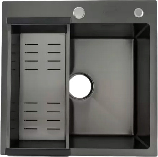 Изображение товара Мойка кухонная Gappo GS5050-6 (черный)