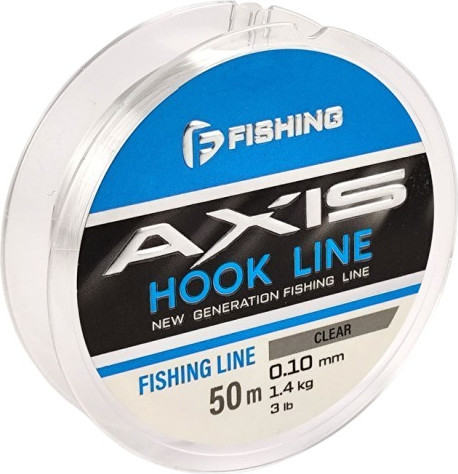 Изображение товара Леска монофильная F-Fishing Axis Hook Line Clear 50м / FAC-010