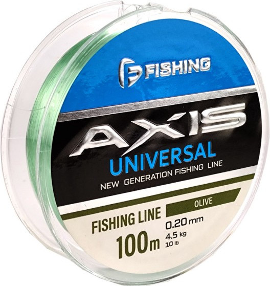 Изображение товара Леска монофильная F-Fishing Axis Universal Line Olive 100м 0.20мм / FRLO-020