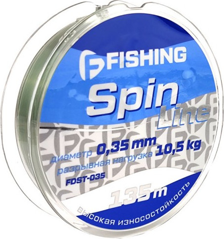 Изображение товара Леска монофильная F-Fishing Spin Line 135м 0.35мм / FDST-035