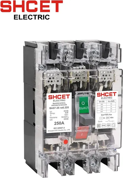 Изображение товара Выключатель автоматический SHCET 57-35 3Р 200А / S0001885