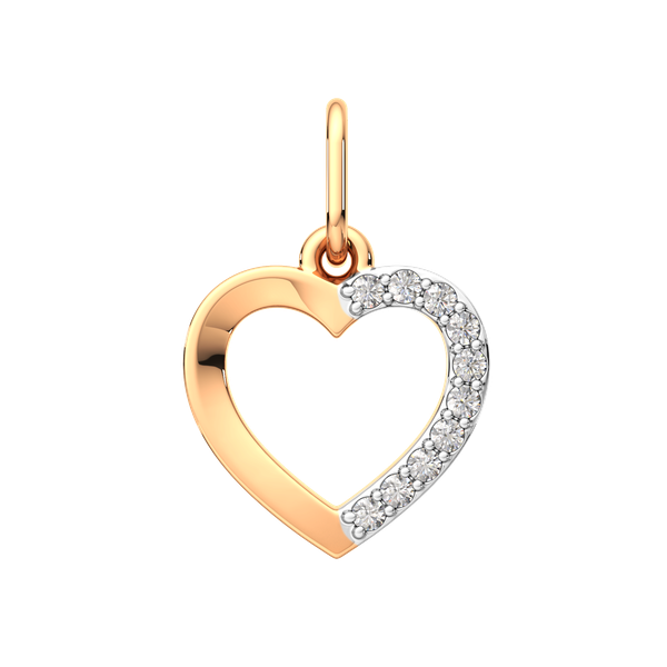 Изображение товара Комплект ювелирных украшений из розового золота ZORKA Сердца 310971.9K.R.ZZ, 440259-9K