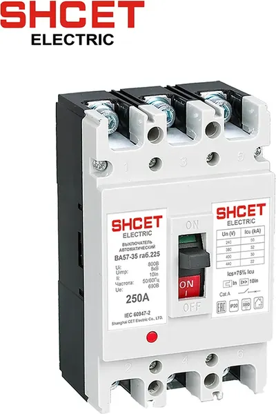 Изображение товара Выключатель автоматический SHCET 57-35 3Р 250А 25kA / S0003205