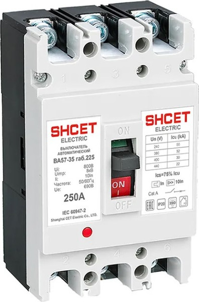 Изображение товара Выключатель автоматический SHCET 57-35 3Р 250А 25kA / S0003205