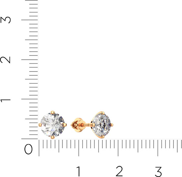 Изображение товара Комплект ювелирных украшений из розового золота ZORKA 210515-9K, 310436-9K