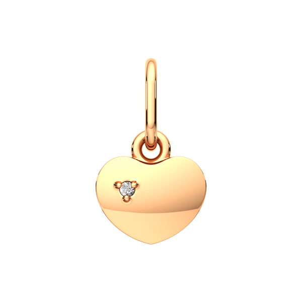 Изображение товара Комплект ювелирных украшений из розового золота ZORKA Сердца 4D0073.14K.R, 3D0077S.14K.R