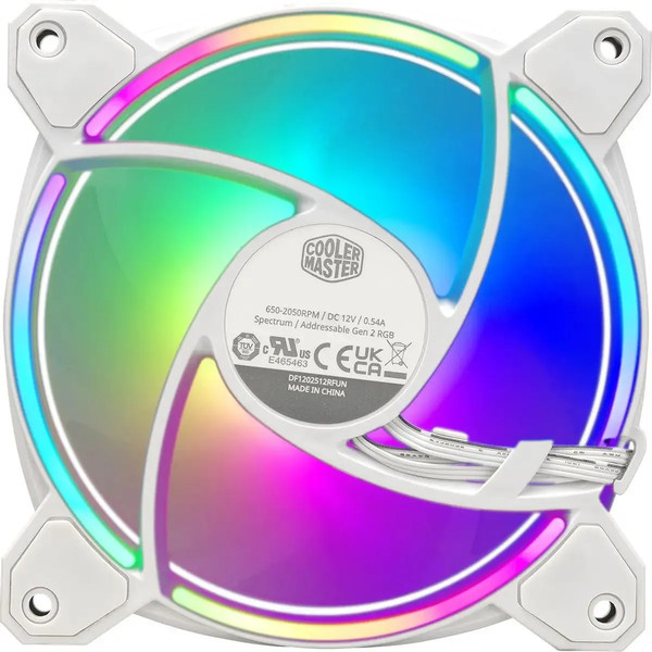 Изображение товара Вентилятор для корпуса Cooler Master MasterFan MF120 Halo2 ARGB / MFL-B2DW-21NP2-R2