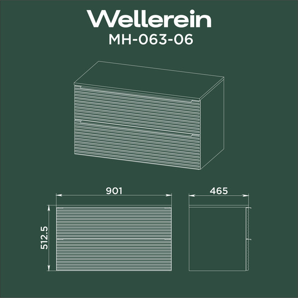 Изображение товара Тумба под умывальник Wellerein AMAL 06306