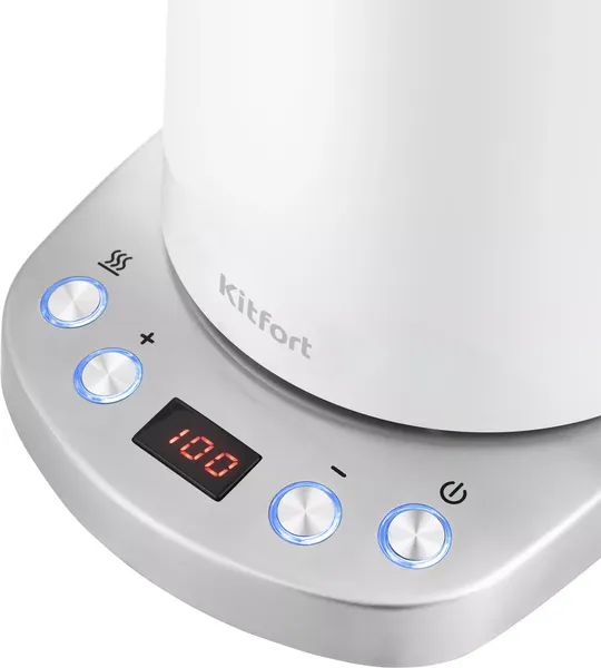 Изображение товара Электрочайник Kitfort KT-660-1 (белый)