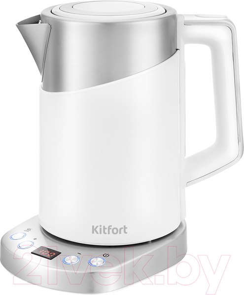 Изображение товара Электрочайник Kitfort KT-660-1 (белый)