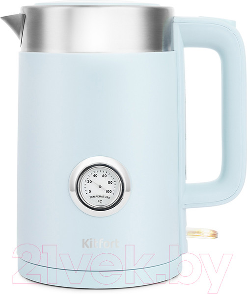 Изображение товара Электрочайник Kitfort KT-659-3 (голубой)