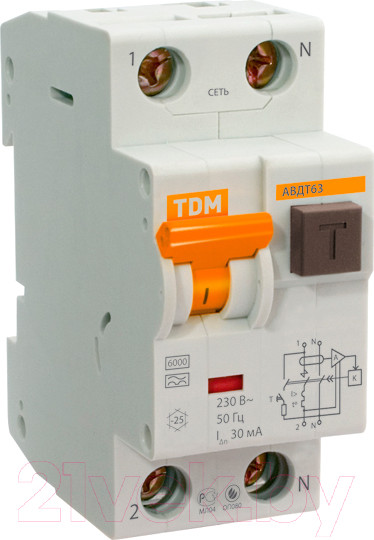 Изображение товара Дифференциальный автомат TDM SQ0202-0004