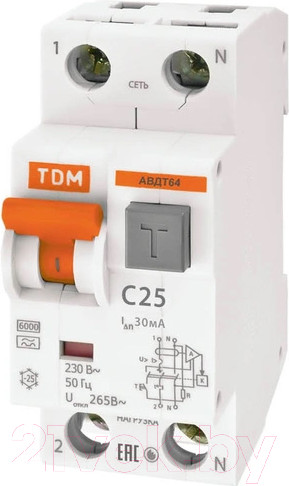 Изображение товара Дифференциальный автомат TDM SQ0205-0006