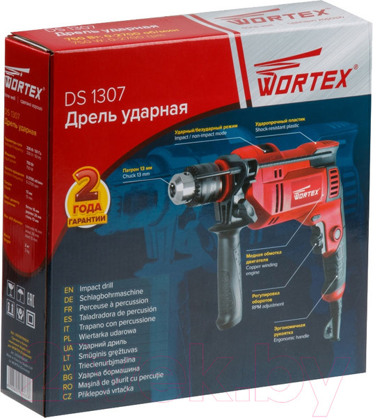 Изображение товара Дрель Wortex DS 1307 (DS130700025)