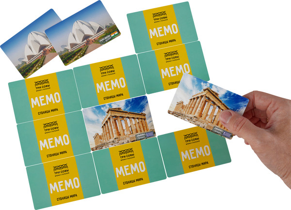 Изображение товара Настольная игра Три совы Мемо. Столицы мира / НИ_67060