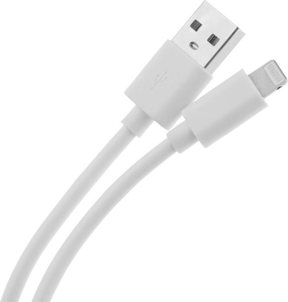 Изображение товара Кабель KingPrice KP-USBAL-1M (1м, белый)