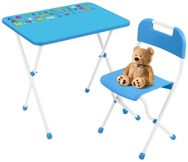 Изображение товара Комплект мебели с детским столом Ника INKFS1/Blue (голубой)