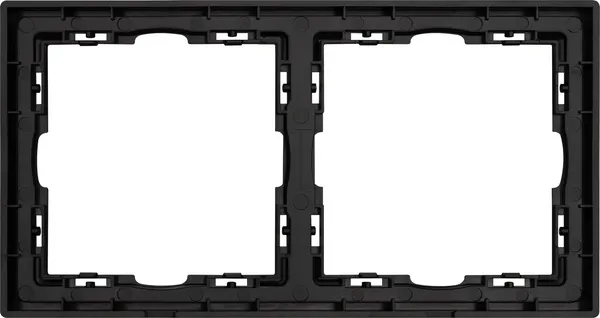 Изображение товара Рамка для выключателей и розеток Arlight FRM-NOBE-SFPL-2-BK / 054216