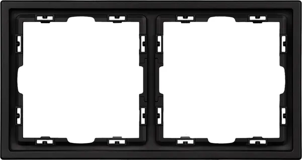 Изображение товара Рамка для выключателей и розеток Arlight FRM-NOBE-SFPL-2-BK / 054216