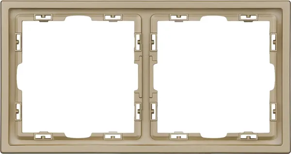 Изображение товара Рамка для выключателей и розеток Arlight FRM-NOBE-SFPL-2-GD / 054217