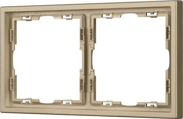 Изображение товара Рамка для выключателей и розеток Arlight FRM-NOBE-SFPL-2-GD / 054217