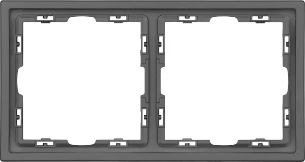 Изображение товара Рамка для выключателей и розеток Arlight FRM-NOBE-SFPL-2-GR / 054218