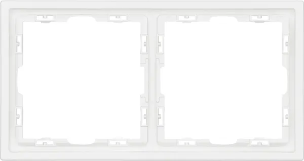Изображение товара Рамка для выключателей и розеток Arlight FRM-NOBE-SFPL-2-WH / 054215